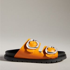 By Anthropologie Buck Slide Sandals